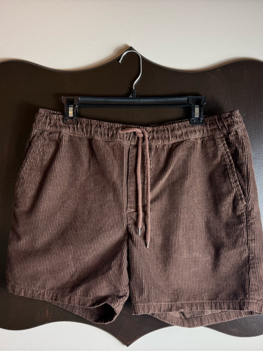 ASOS 5”Men's Brown Corduroy Drawstring Shorts size M